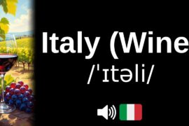 How to pronounce Italy (Wine) (CORRECTLY!)