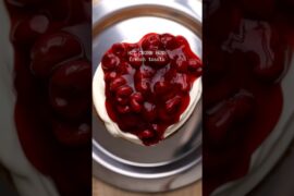 French Toast Recipe | Cake with Leftover Hot Cross Buns & Cherry Sauce