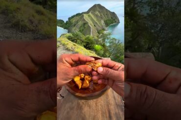 Enjoying steak and fries on a beautiful island.#outdoorgourmet#gourmetfoodandbeautifulscen...