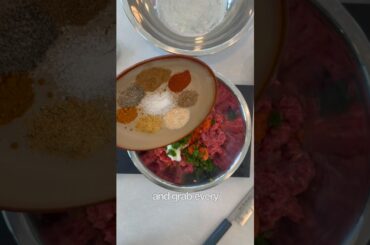 Homemade Kebab in the oven. Eggplant caviar & French fries. #kebab #caviar #bbq