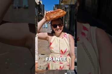 I tried the WORLD'S BIGGEST Pain au Chocolat #france #culinary #culinaryjourney #foodreview #shorts