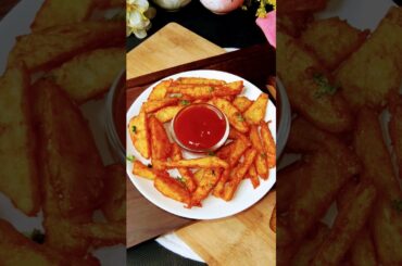 Garlic Potato French Fries | Crispy & Tasty Snack Recipe #snacks #potato