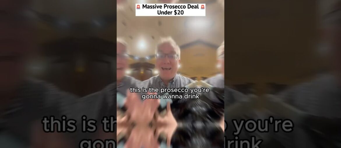 Huge Prosecco Deal Hits Monday, March 30th on WineText!