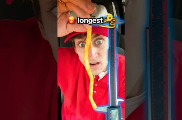 Which Drive-Thru Has the LONGEST Fries? 🍟