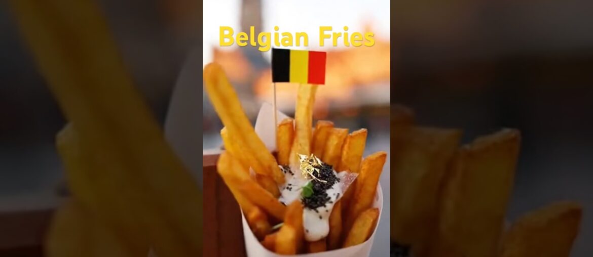 Classic Belgian Pommes Frites Recipe | Crispy Authentic Belgian French Fries