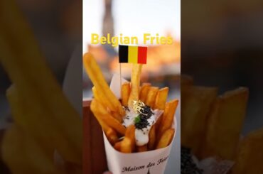 Classic Belgian Pommes Frites Recipe | Crispy Authentic Belgian French Fries