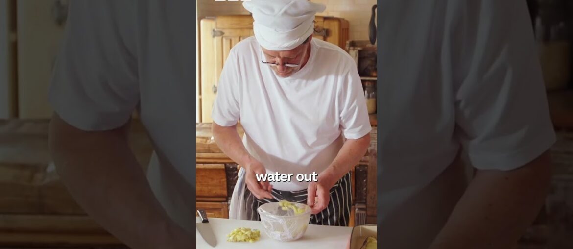 Marco Pierre White perfectly prepares Aubergine nicoise #marcopierrewhite  #shorts #cooking