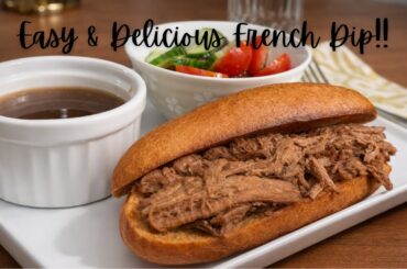 The Easiest Dinner To Make On A Busy Day!!    French Dip | Dinner Ideas | Plan Ahead Dinners