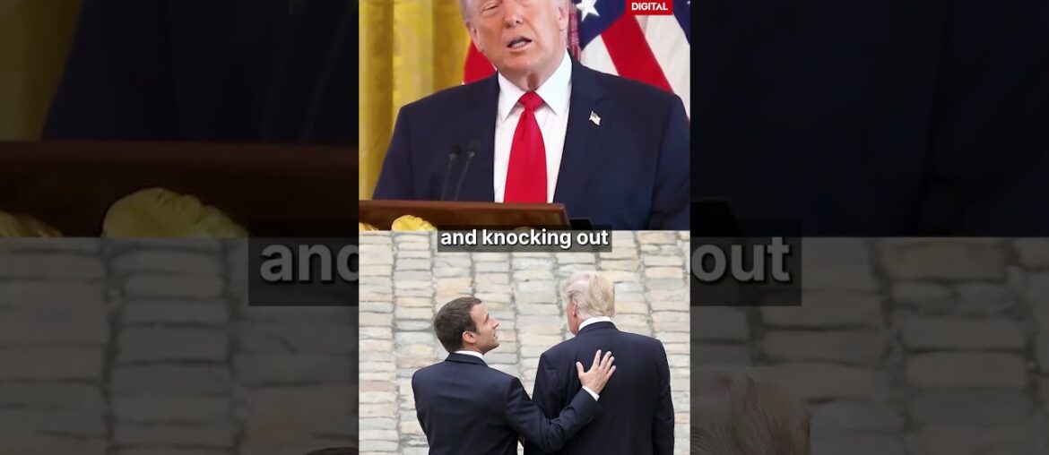 Trump Hilariously Mocks Macron Over Wife and Jaw Punch