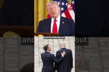 Trump Hilariously Mocks Macron Over Wife and Jaw Punch