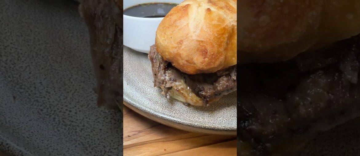 Chimichurri French dip sliders