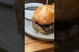 Chimichurri French dip sliders