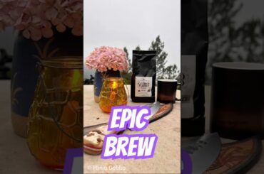 Forging the morning in the mountains. High-end coffee & French press. Pure mastery. #coffee