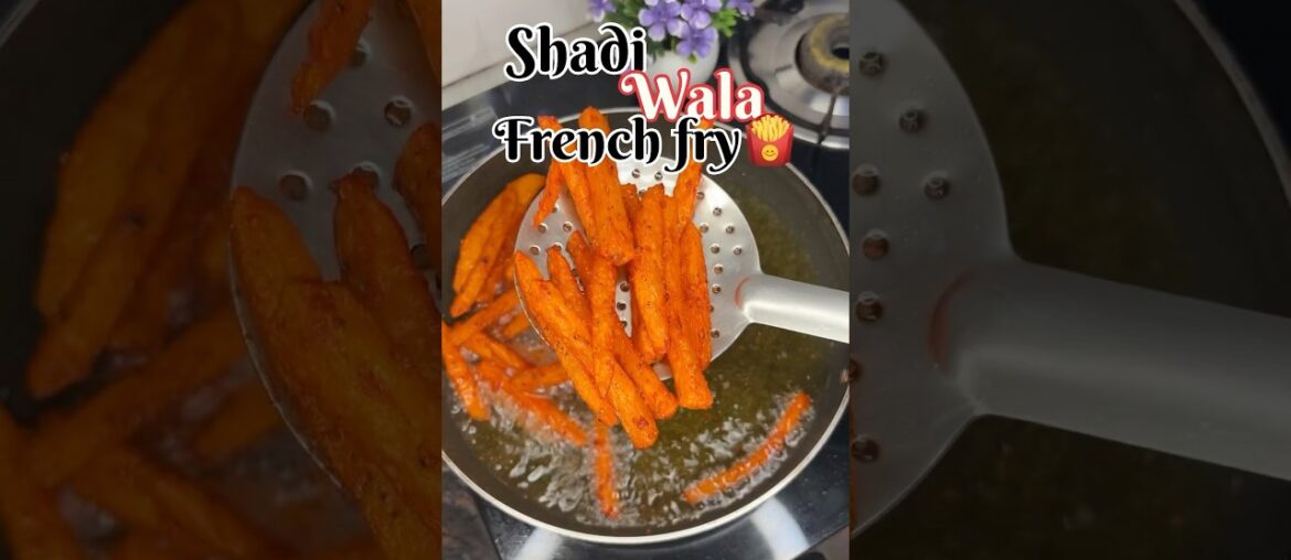 Shaadi Wale Crispy French Fries Recipe | Street Style Masala Fries at Home🍟