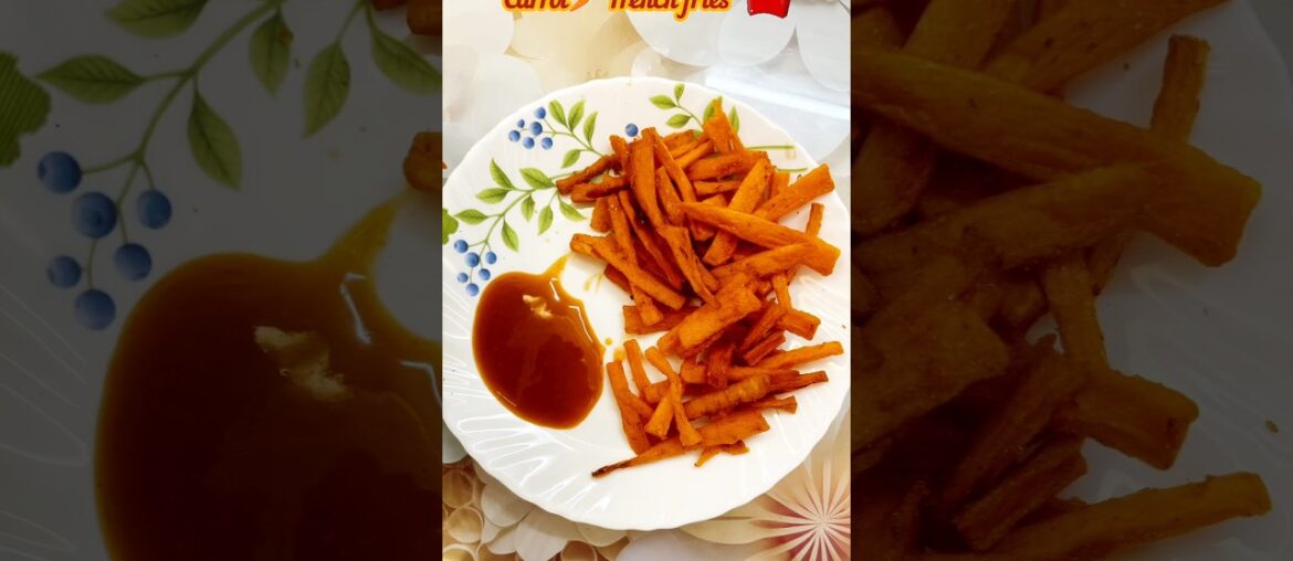 Carrot French Fries | Instant recipes | #food #carrot #shorts #easyrecipe #instantrecipe
