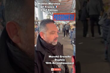 Chef Ramses: Marché De Paris” Today - we’re not just cooking we’re sourcing like the French 🇫🇷