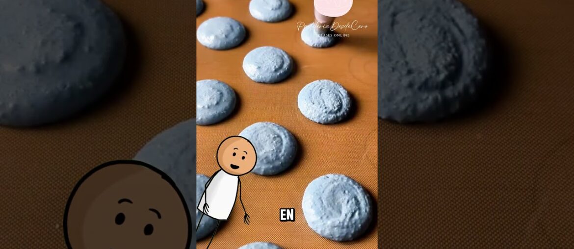 🩵 MACARON DE ARÁNDANO – ESTILO FRANCÉS