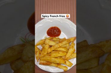 Spicy French fries 🍟 #recipe #cooking #frenchfries #food #shorts #streetfood #viral #shortvideo