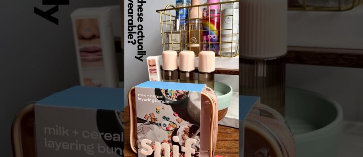 Reviewing the Snif Milk + Cereal Fragrance Collection - Are These Body Mists Wearable for Everyday?