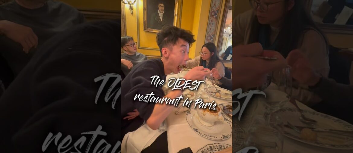 The OLDEST restaurant in Paris!