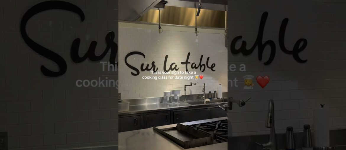 A classic french meal & dark chocolate soufflé 🤌🏼 @SurLaTableOfficial #cooking #cookingclass #date