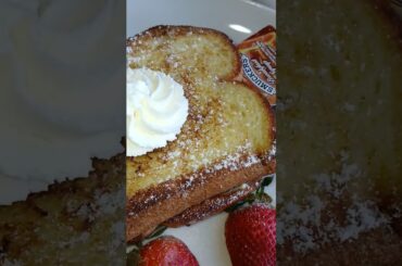 Hearty French Meal (Sweet Croissant & Creme Brulee French Toast) #shorts #frenchfood #lunch
