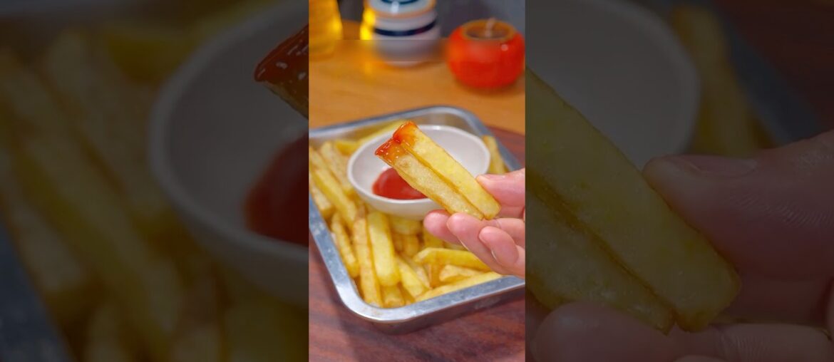 Perfect French Fries at Home – Crispy Outside, Soft Inside! #shorts #shortsfeed