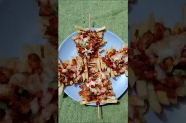 cheesy🧀 chicken 🍗french fries🍟#yammey #ramadan #cookingwithfarhin #recipe