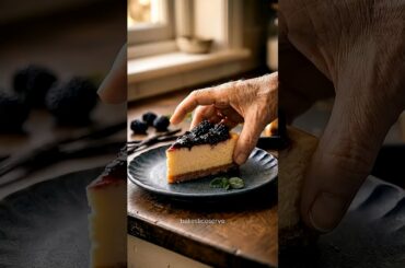 Blueberry Cheesecake #cooking #food #cheese #chef #french #cooking #asmr #love