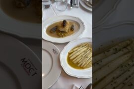 Едим белую спаржу и сморчки из Франции - брассери «Кузнецкий мост»