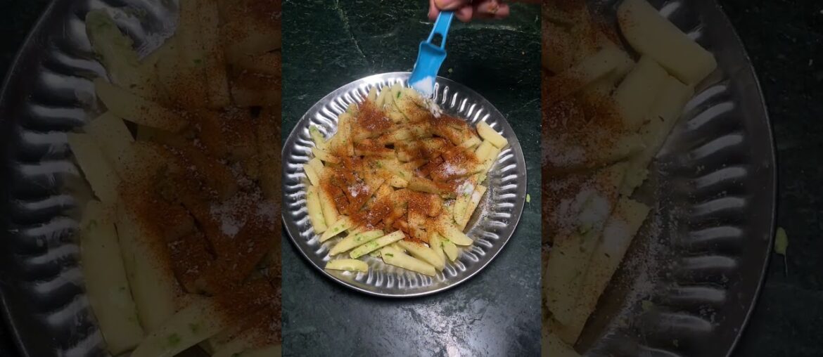 Spicy Fries Recipe #food #foddielover #recipe #french fries