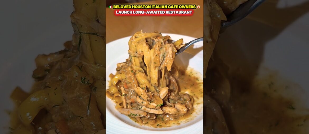 Michelin-Trained Chef Opens New Italian Restaurant in Houston