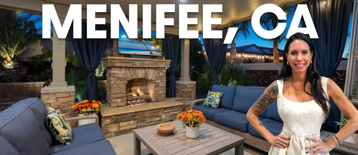 Single story 4-bedroom home for sale in Audie Murphy Ranch! #menifeerealestate #resortvibes