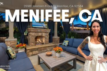 Single story 4-bedroom home for sale in Audie Murphy Ranch! #menifeerealestate #resortvibes