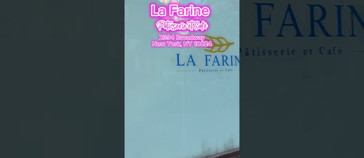 La Farine Cafe in New York City