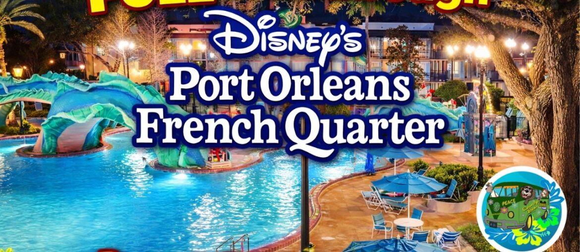 FULL Walkthrough Disney’s Port Orleans French Quarter  Rooms, Pool, Food & More