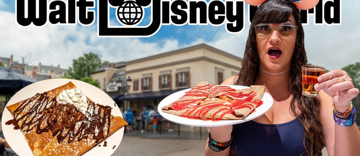 EPCOT France Pavilion NEW CREPE MENU CHANGES 🗼 Disney World La Creperie De Paris food review 2026