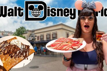 EPCOT France Pavilion NEW CREPE MENU CHANGES 🗼 Disney World La Creperie De Paris food review 2026