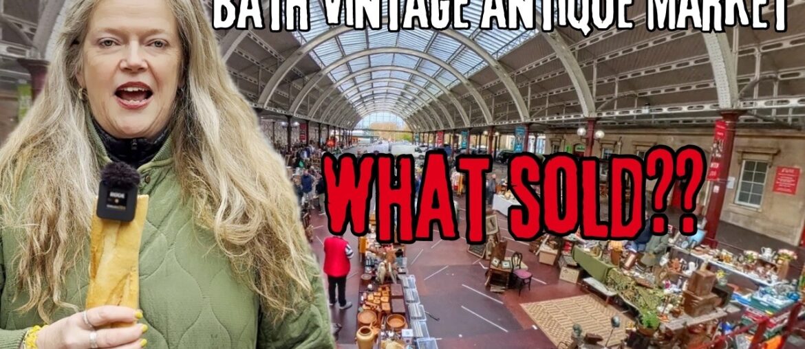 Amazing Antique Selling in Bath! Episode 4 Selling my French Flea Market finds in UK #frenchantiques