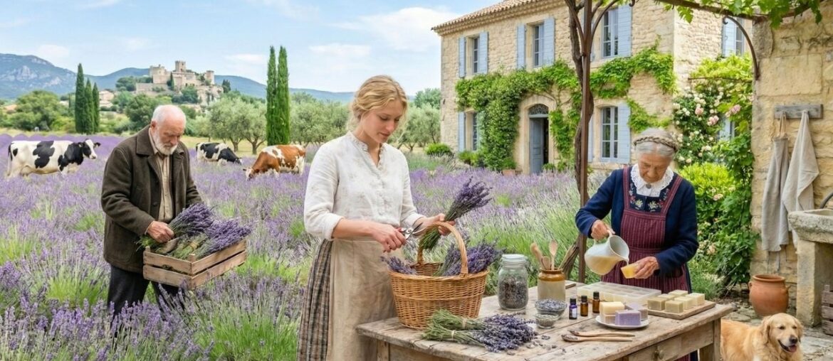 Village Life in South of France | From Lavender Harvest to Homemade Soap Creation