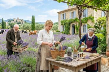 Village Life in South of France | From Lavender Harvest to Homemade Soap Creation