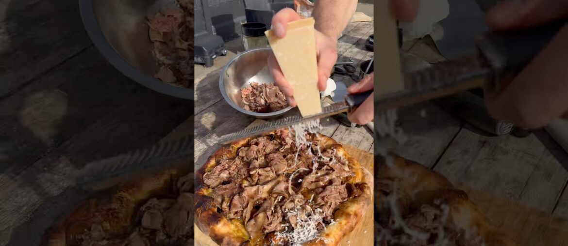 French Dip Pizza…Burrito I guess? Cause it’s national burrito day 😂 #pizza #burrito #steak