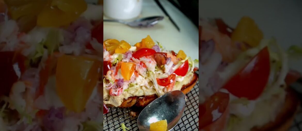 Avocado Crab Tartine | Gourmet Avocado Toast at The Wild Artichoke