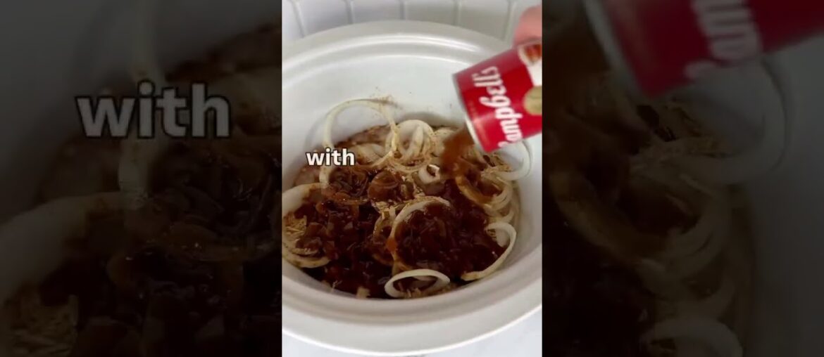 Dump & Go Crockpot Dinner 🙌 | French Onion Chicken