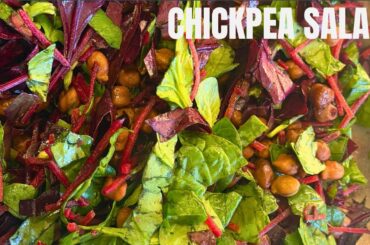 French Bistro Salad-CRISPY CHICKPEA SALAD☺️