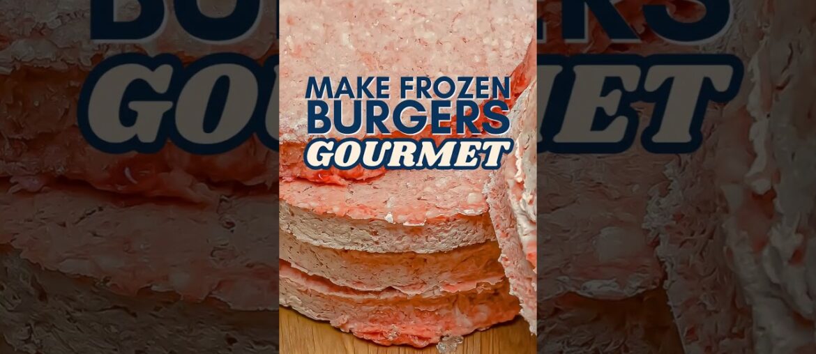 One Trick to Make Frozen Burgers Taste Gourmet