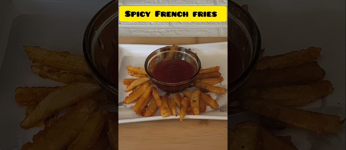 👉 STOP Scrolling! Perfect Spicy French Fries at Home 🍟🤯 #shorts #snacksrecipe  #frenchfries #food