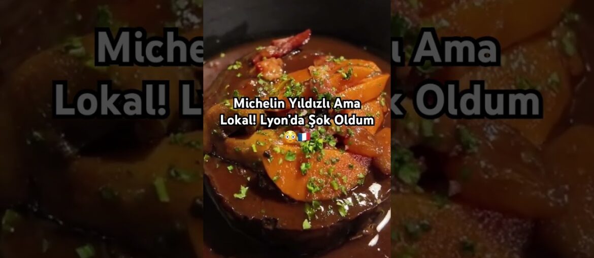 Michelin Yıldızlı Ama Lokal! Lyon’da Şok Oldum 😳🇫🇷#lyon