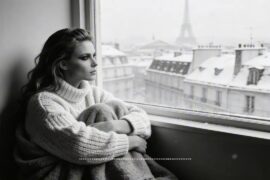 French Chanson Music ☔ Rainy Night in Paris & Bittersweet Melodic Dreams