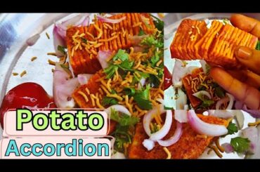 Crispy Accordion Potatoes |Amazing Potato Recipes!Delicious and Easy ! Potato Snack , French Fries